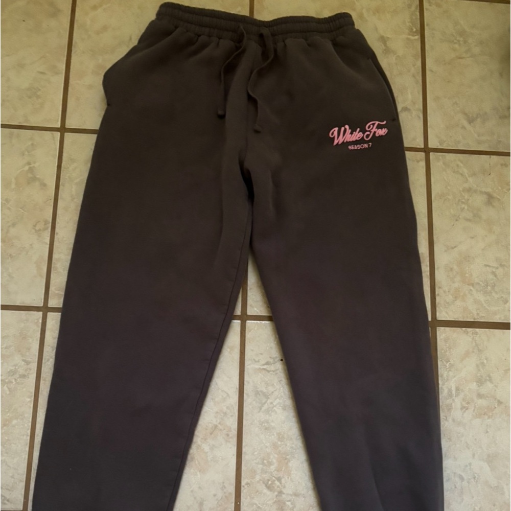 White fox sweat pants